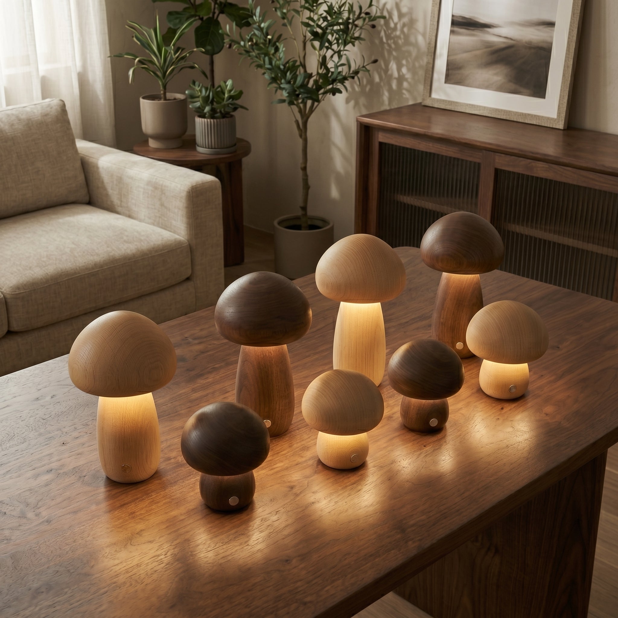Reth Mushroom Dome Table Lamp