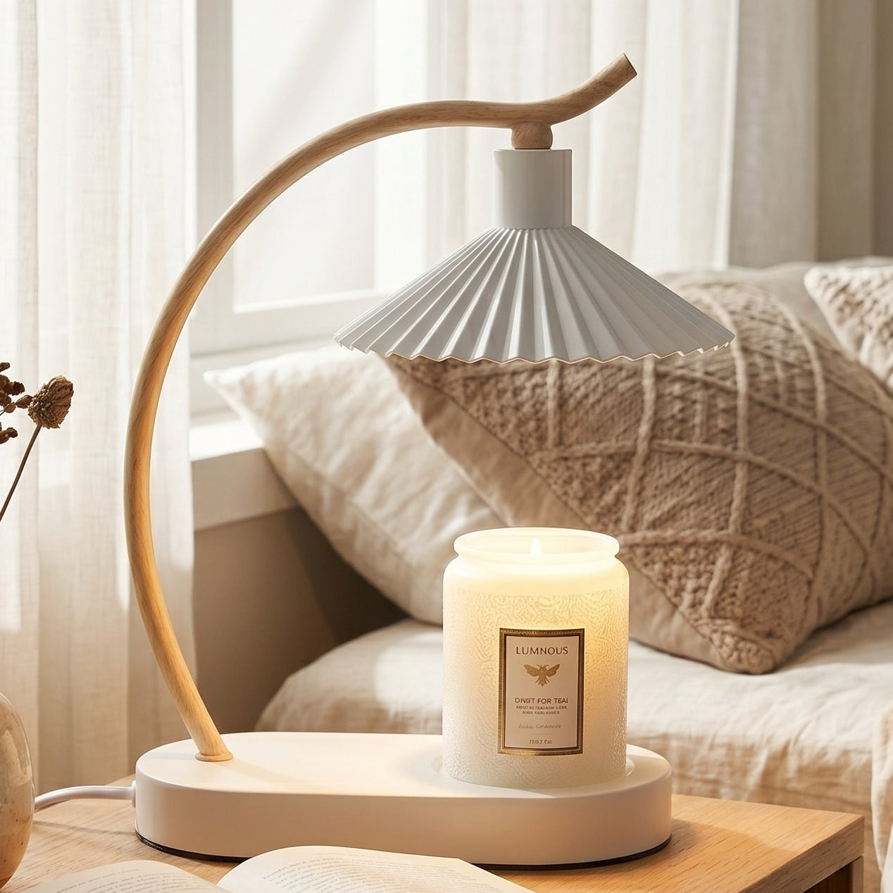 Linnea Nordic Candle Warmer Lamp