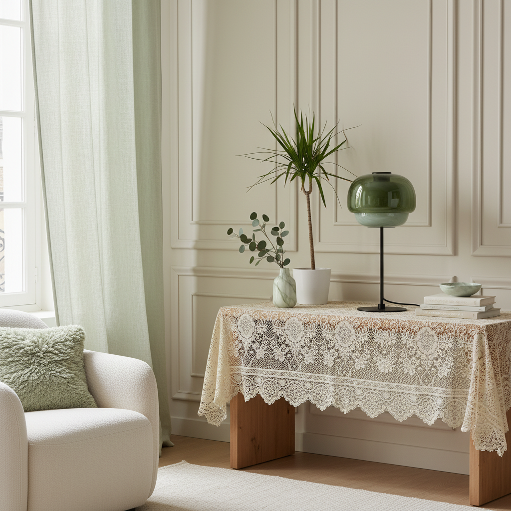 Arco Double Dome Glass Table Lamp