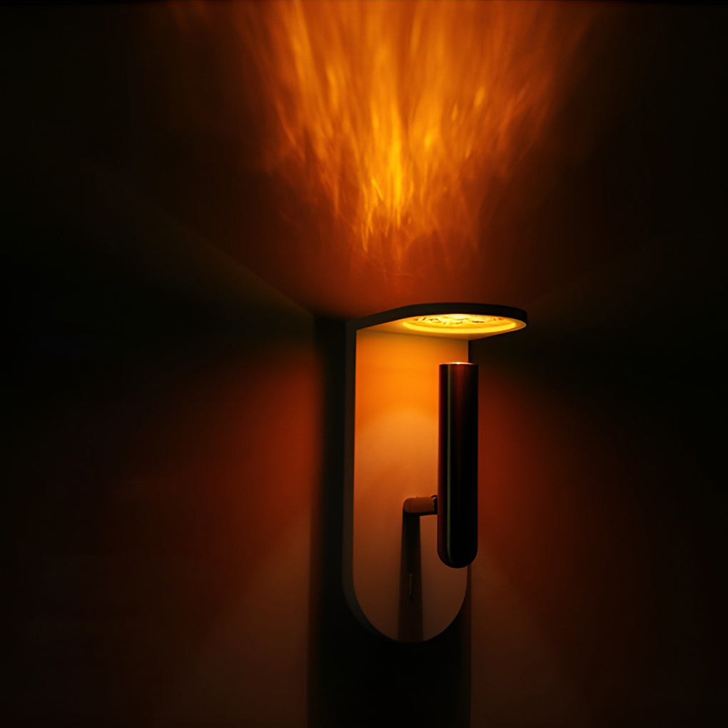 Nerlo Adjustable Flame Effect Wall Light