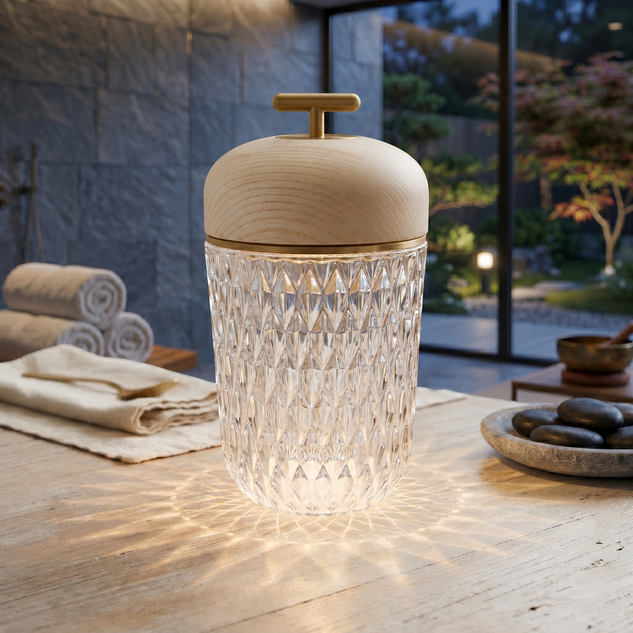 Fiore Portable Crystal Lamp