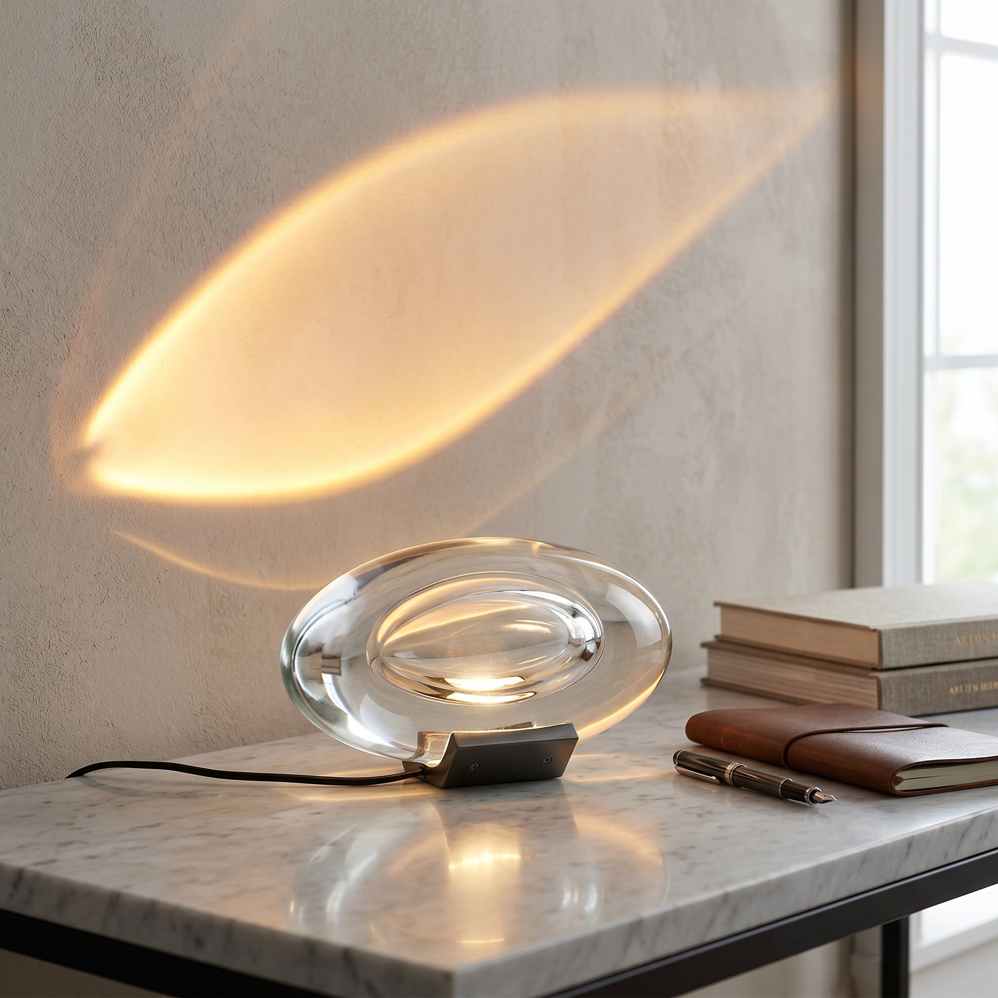 Auren Crystal Accent Table Lamp