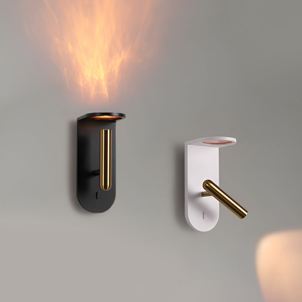 Nerlo Adjustable Flame Effect Wall Light