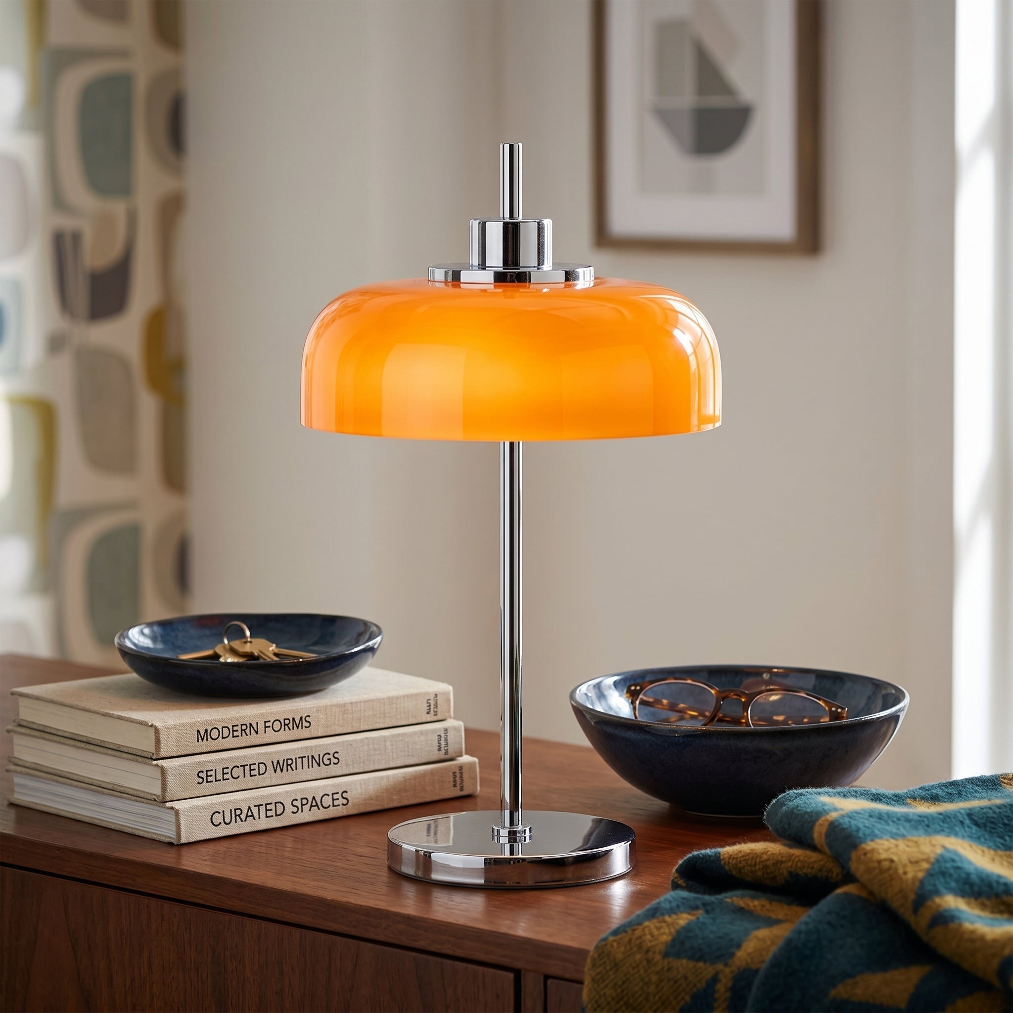 Doro Vintage Glass Table Lamp