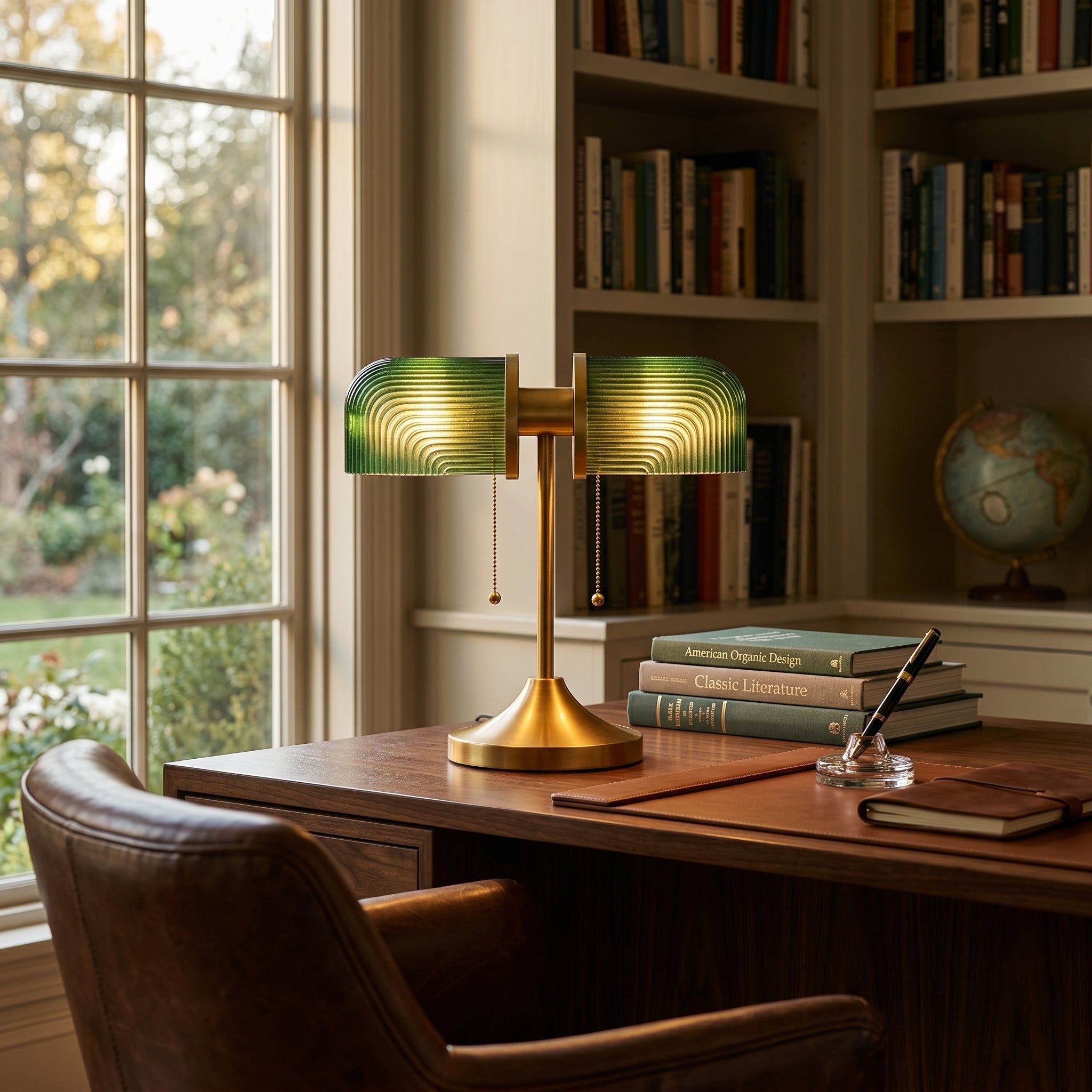 Venith Ribbed Glass Table Lamp