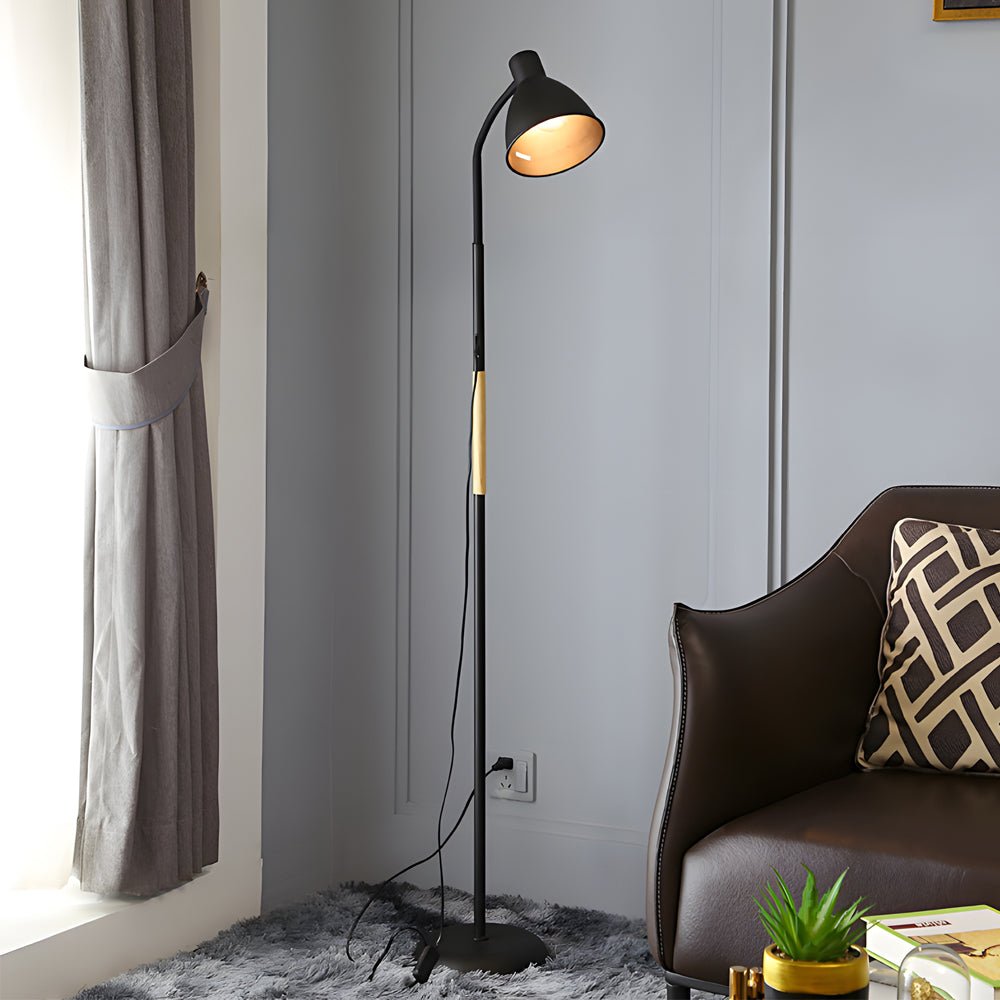 Oren Arc Wood Floor Lamp