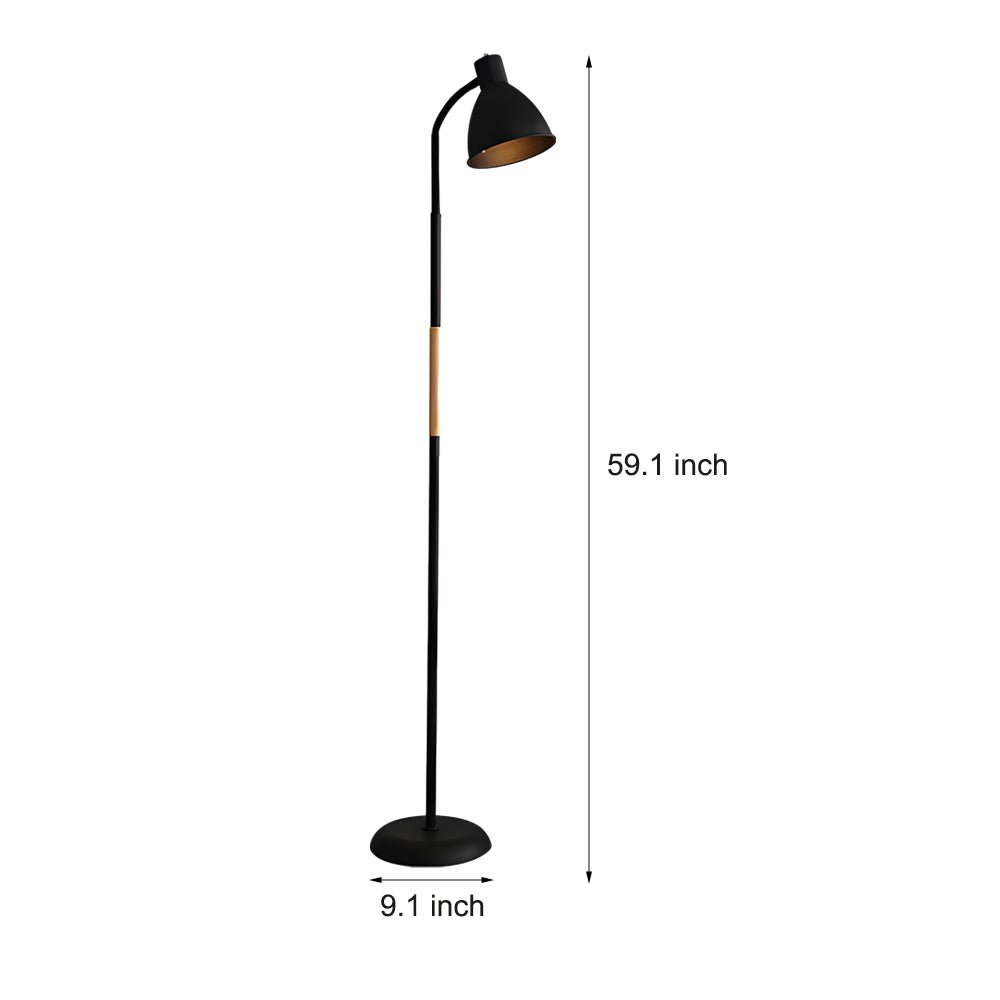 Oren Arc Wood Floor Lamp