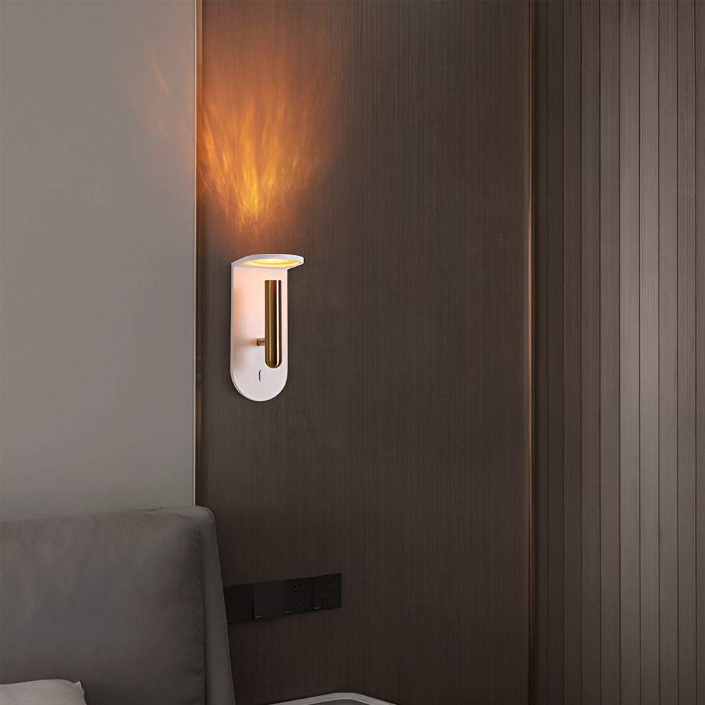 Nerlo Adjustable Flame Effect Wall Light
