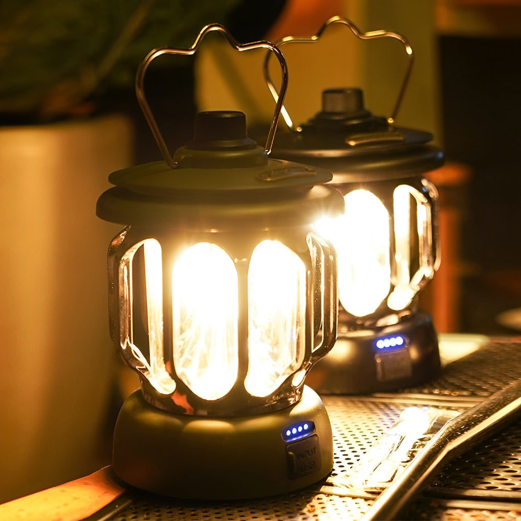 Rena Retro Rechargeable Camping Lantern