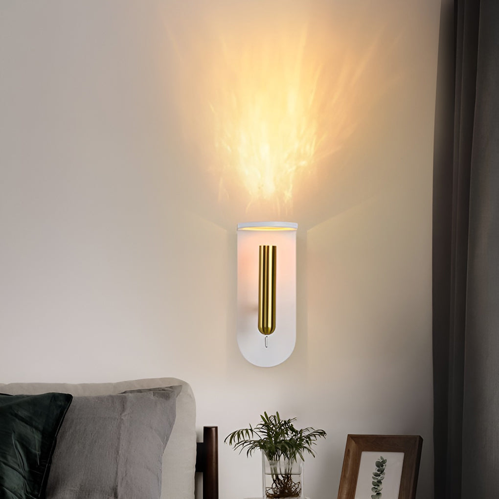 Nerlo Adjustable Flame Effect Wall Light