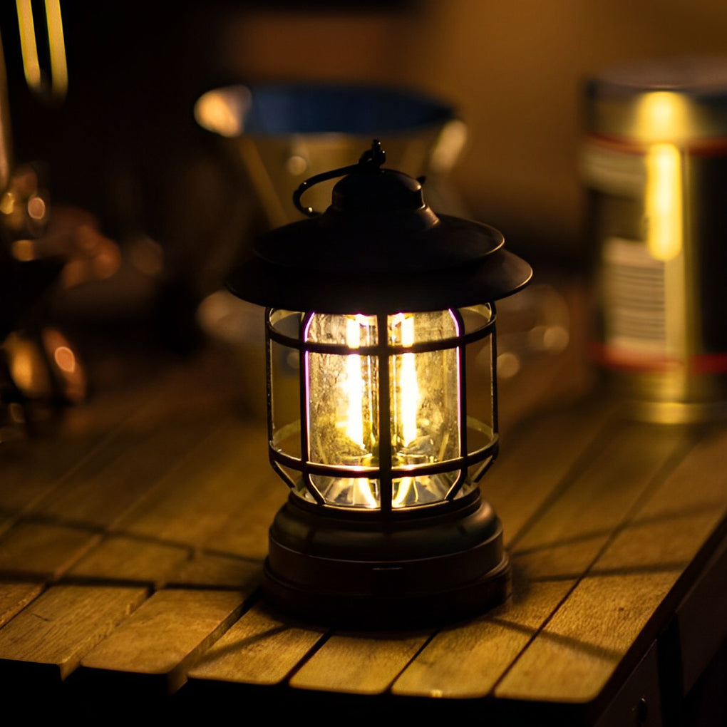 Nela Retro Rechargeable Camping Lantern