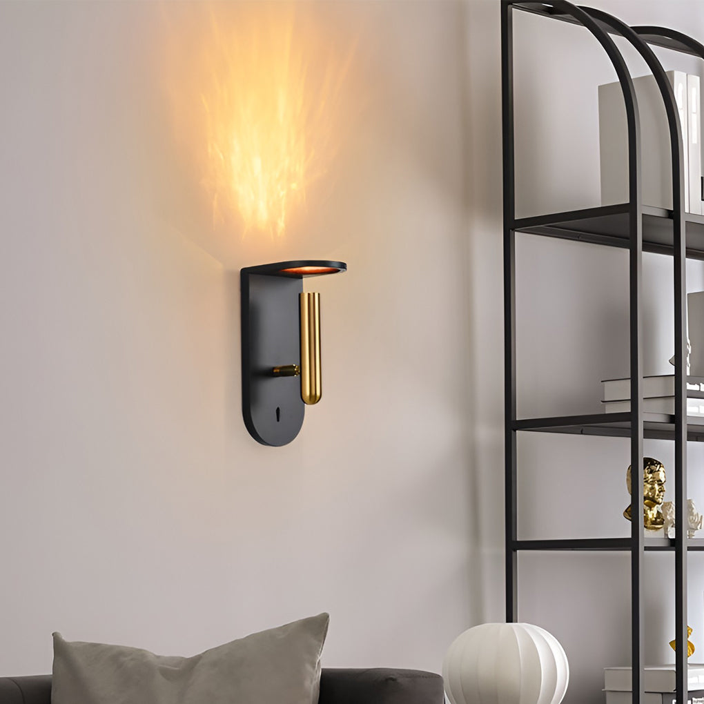 Nerlo Adjustable Flame Effect Wall Light