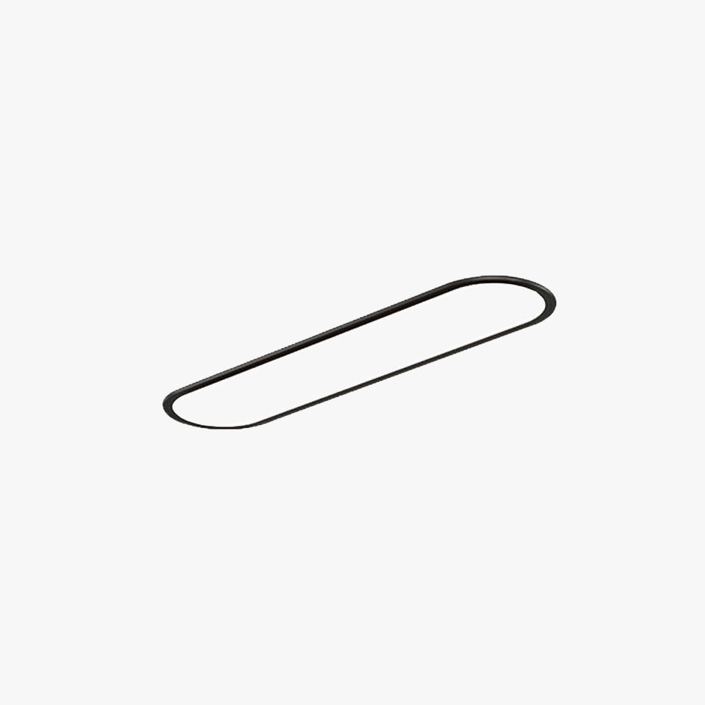 Lova Oval Minimalist Dimmable Flush Ceiling Light
