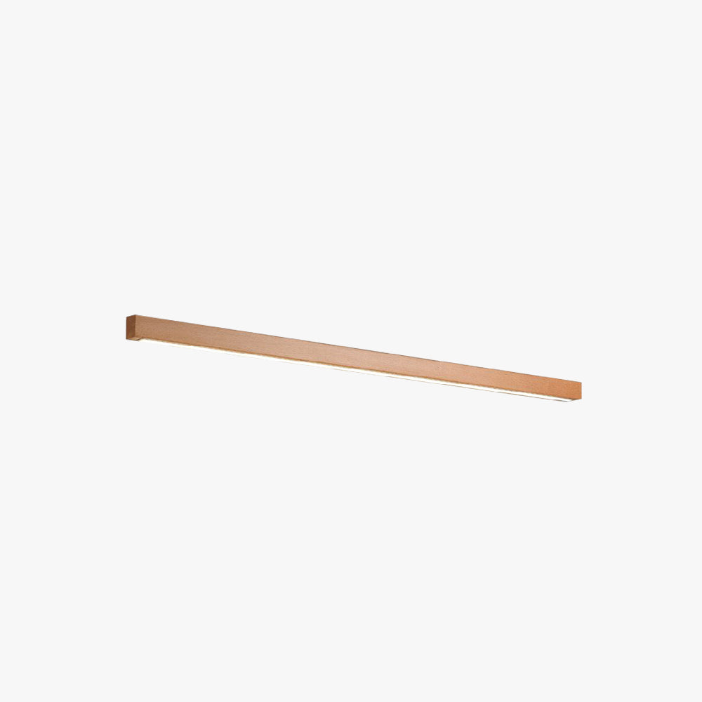 Nori Linear Wood Acrylic LED Wall Vanity Light