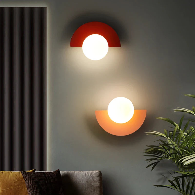 Elio Modern Round Globe Wall Light