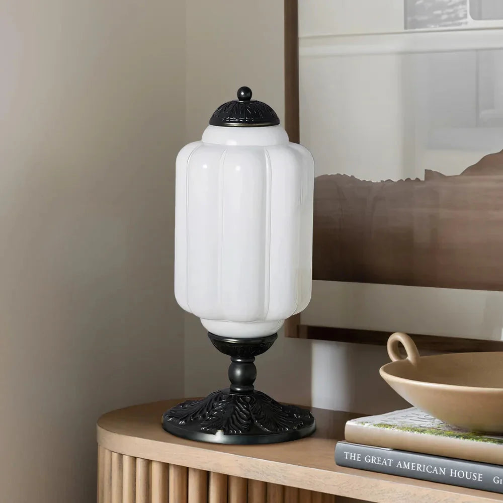 Camelie Vintage Glass Table Lamp