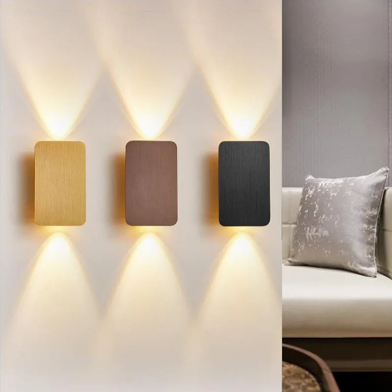 Taro Brushed Aluminium LED Wall Light