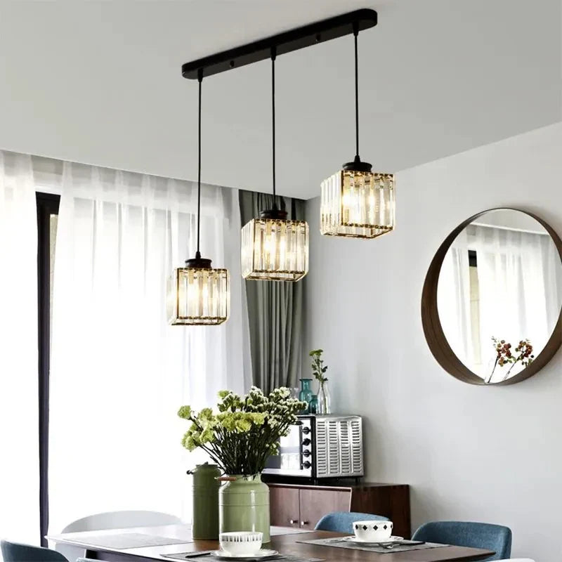Ovel Nordic Three-Head Chandelier Light