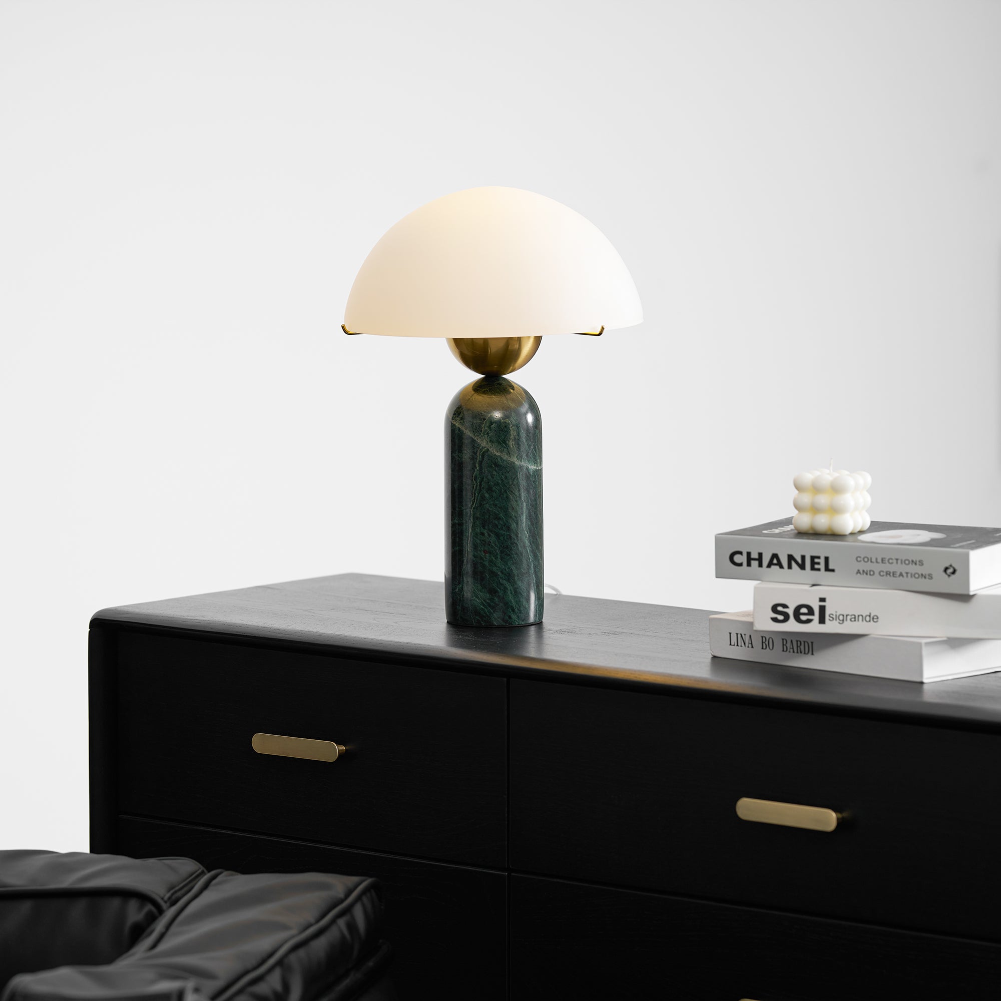 Phen Stone Sphere Table Lamp