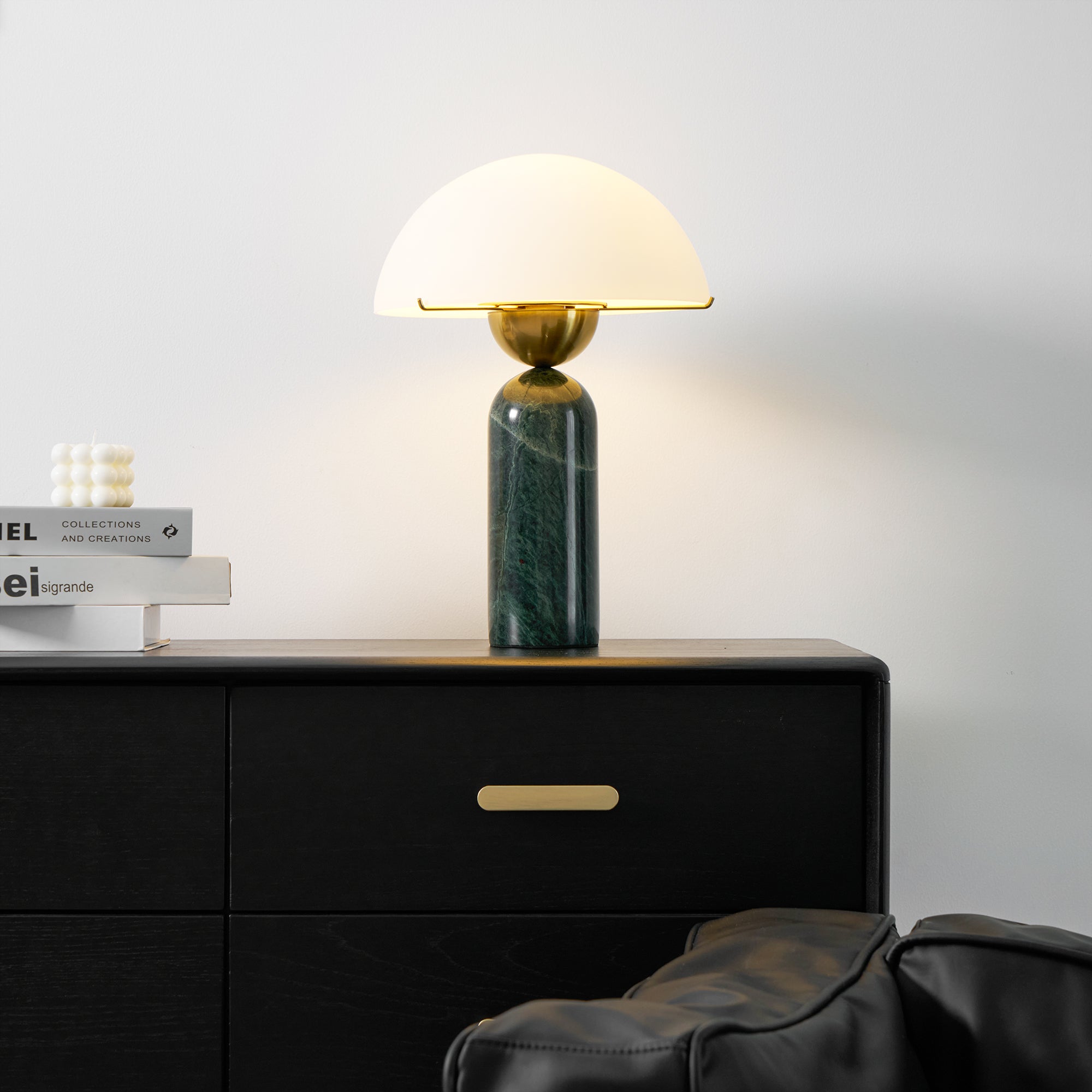 Phen Stone Sphere Table Lamp