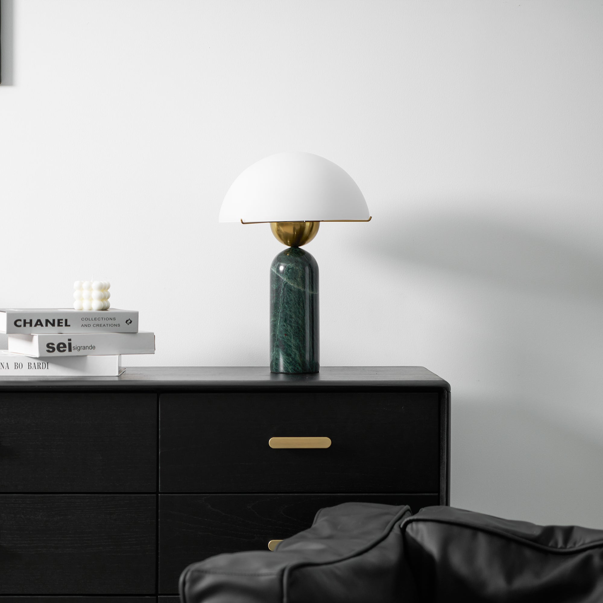 Phen Stone Sphere Table Lamp