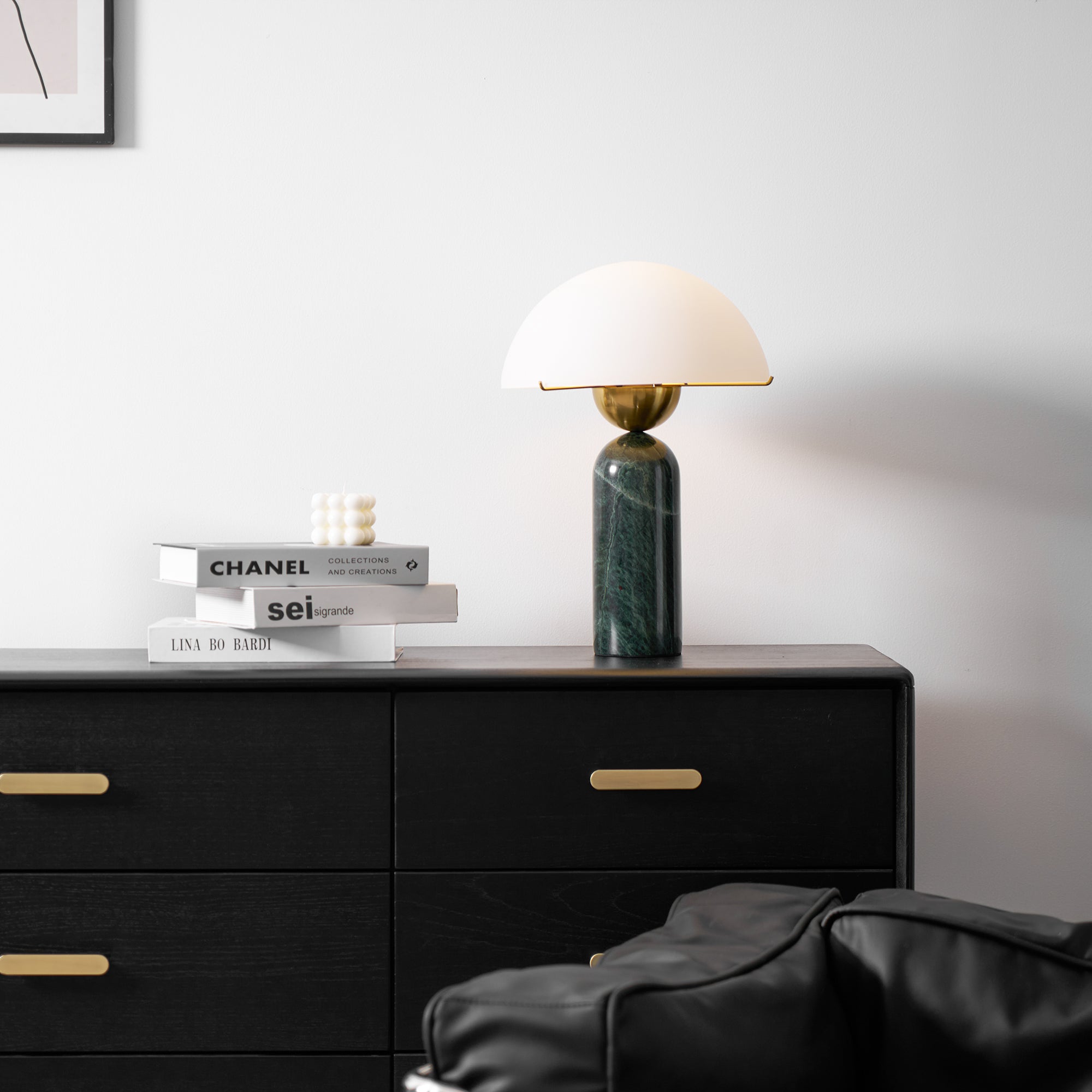 Phen Stone Sphere Table Lamp