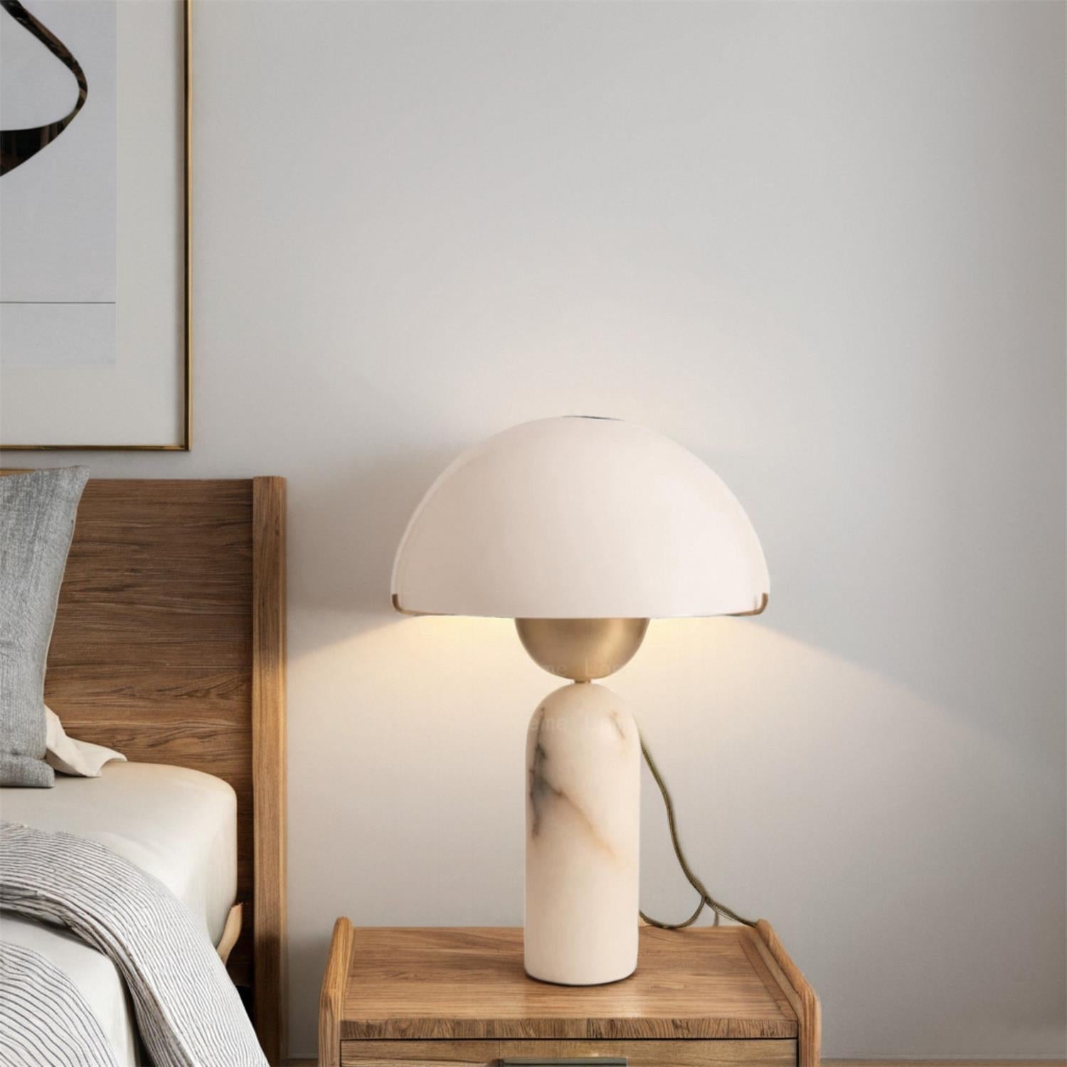 Phen Stone Sphere Table Lamp