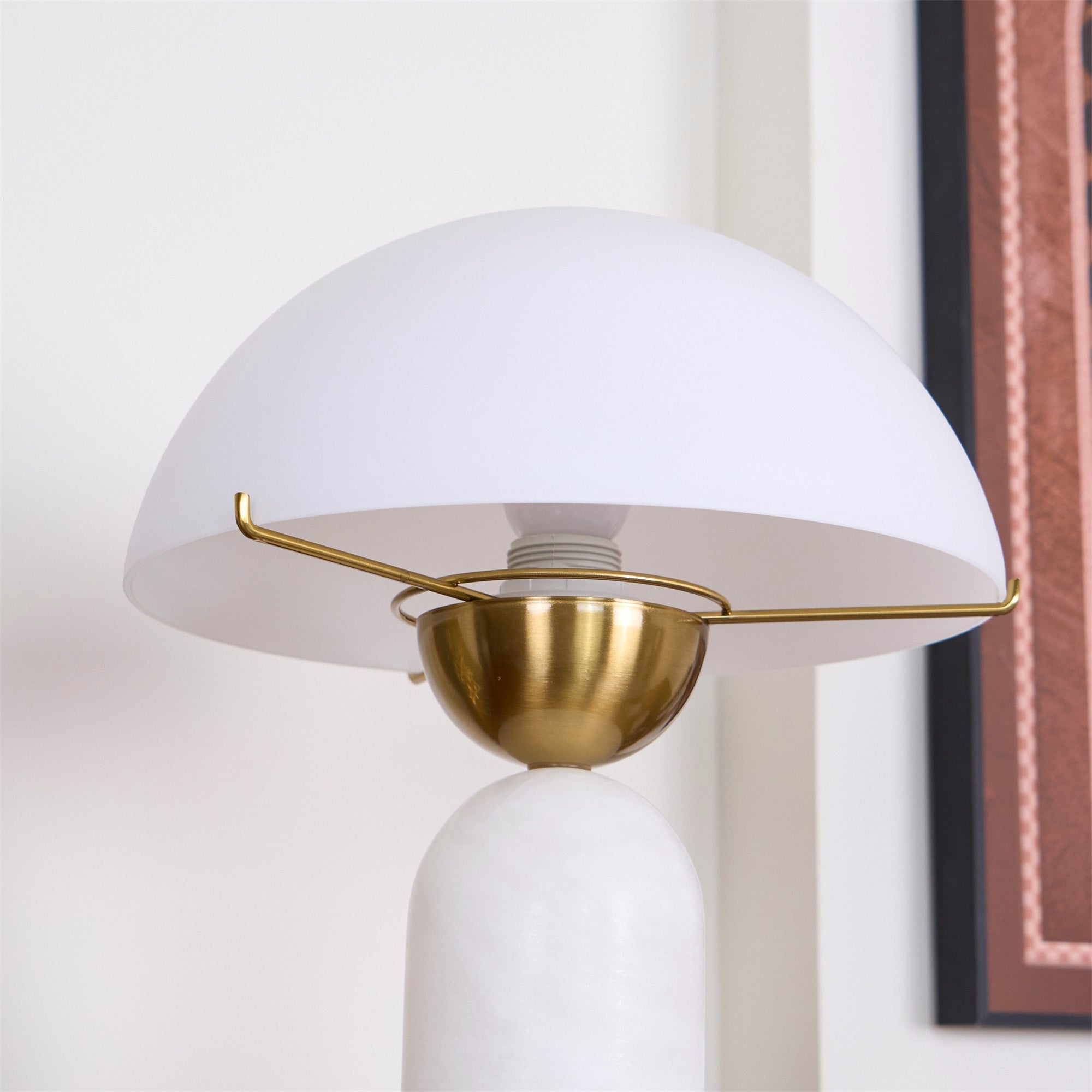 Phen Stone Sphere Table Lamp
