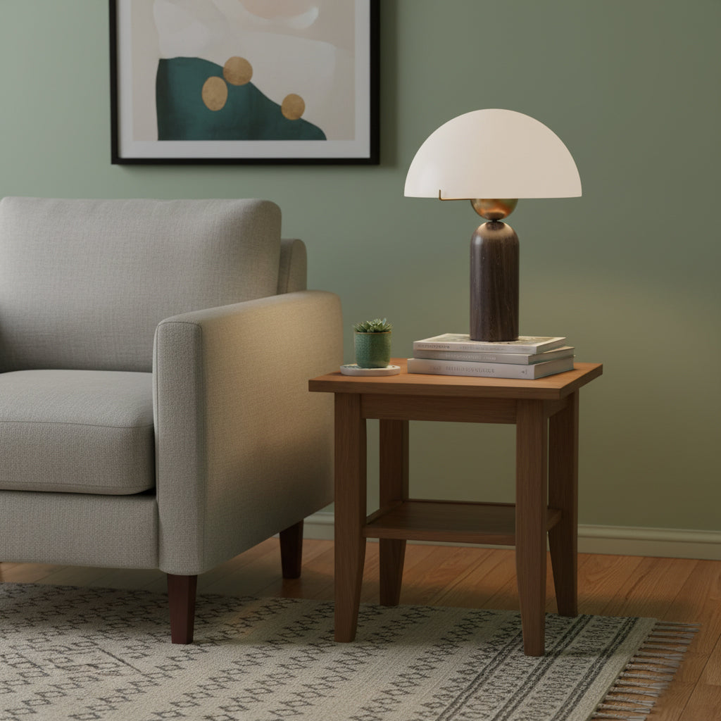 Phen Stone Sphere Table Lamp