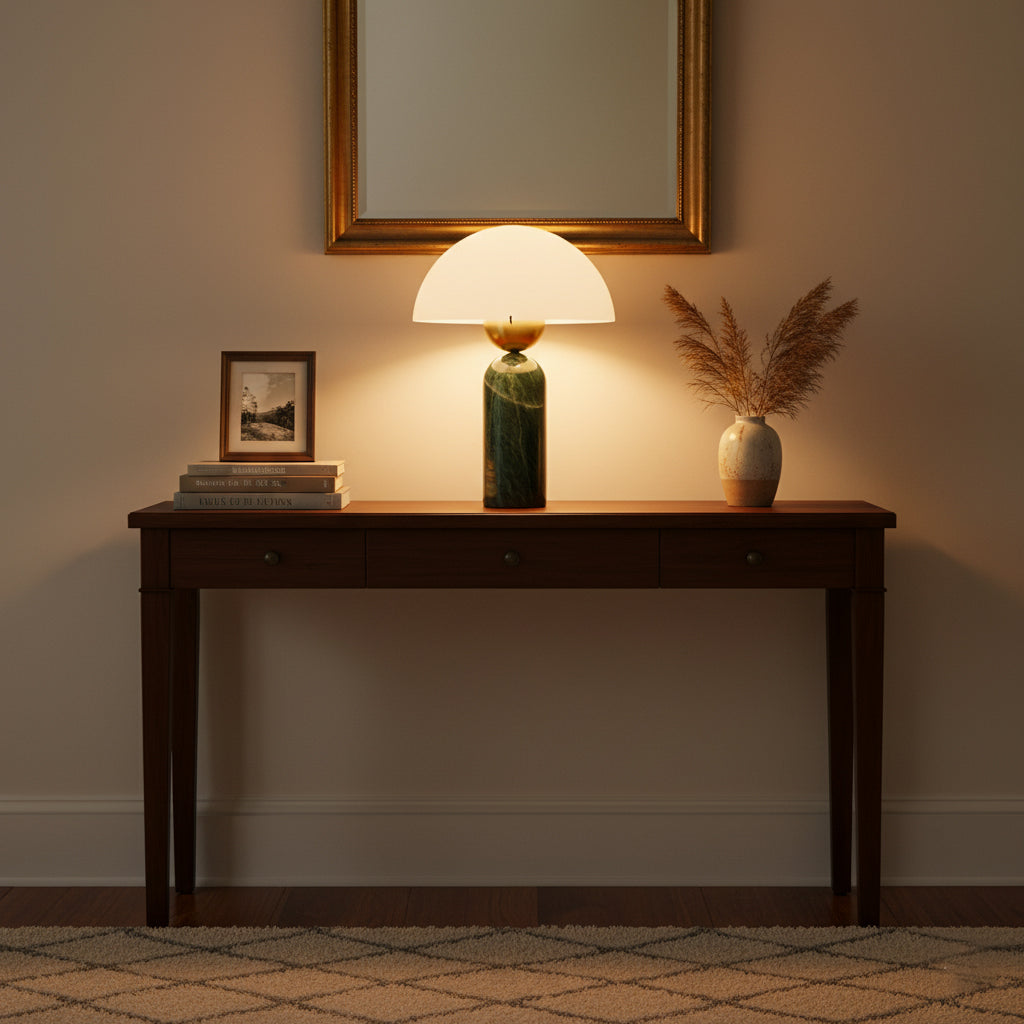 Phen Stone Sphere Table Lamp