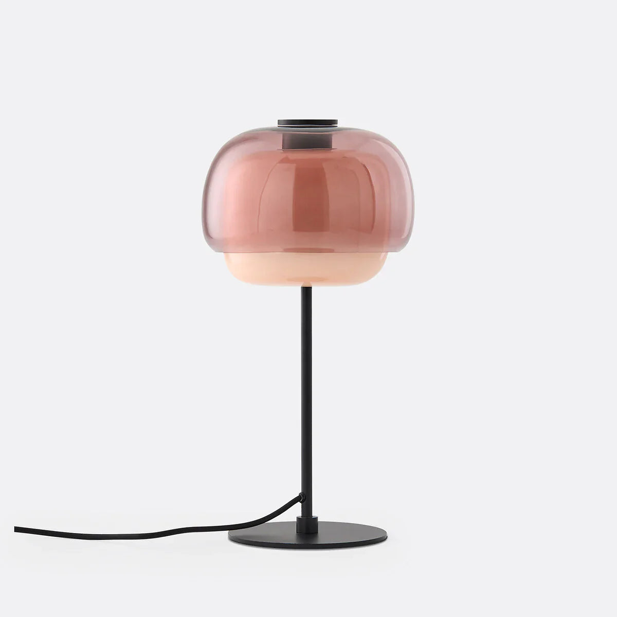 Arco Double Dome Glass Table Lamp