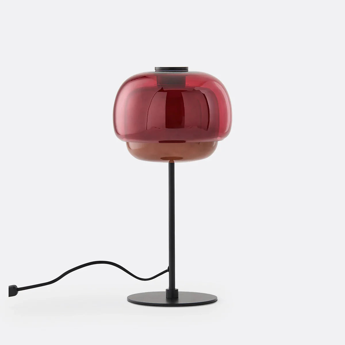 Arco Double Dome Glass Table Lamp