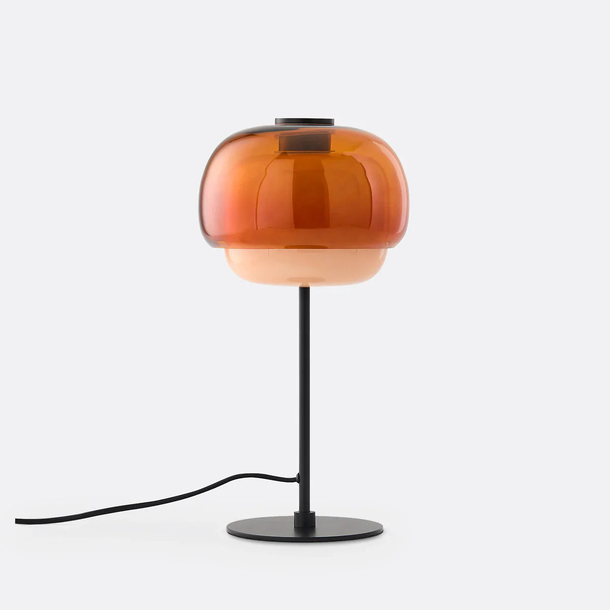Arco Double Dome Glass Table Lamp