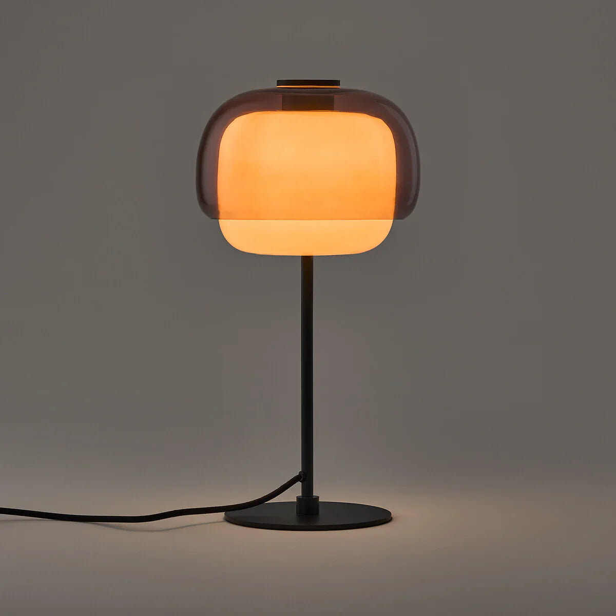 Arco Double Dome Glass Table Lamp