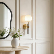 Cavra Marble Gold Wall Light