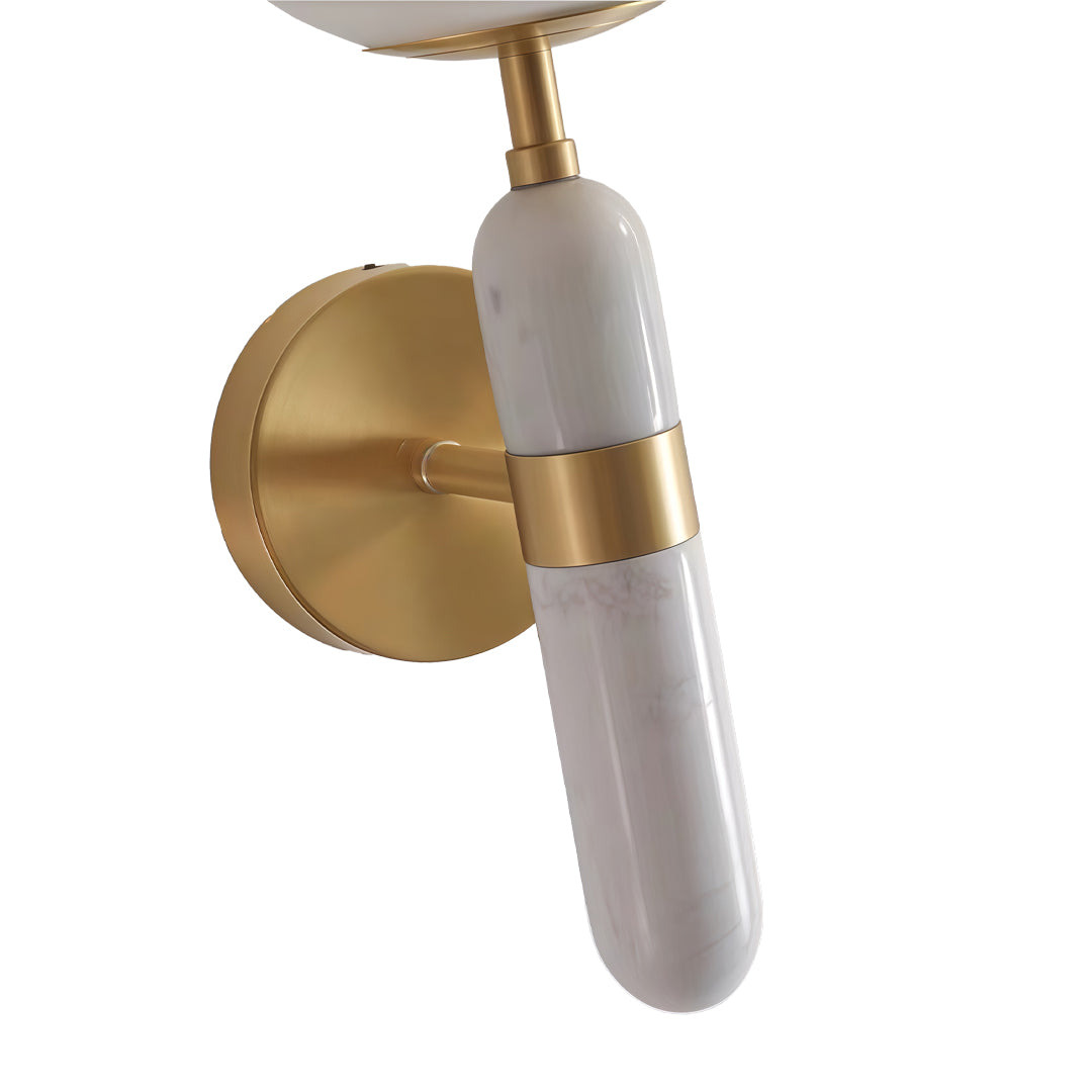 Cavra Marble Gold Wall Light