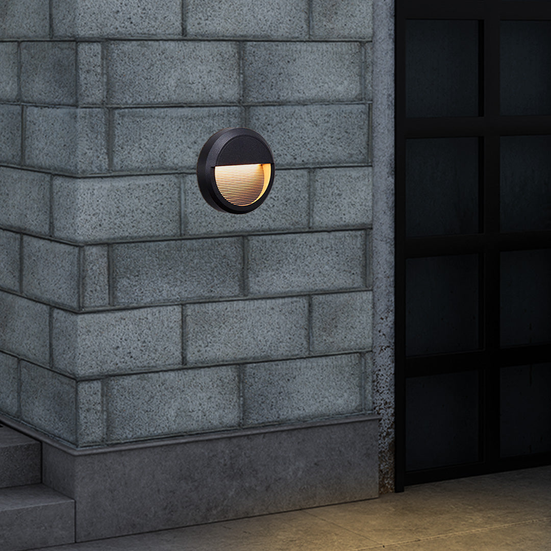 Norex Geometric LED Step Wall Light