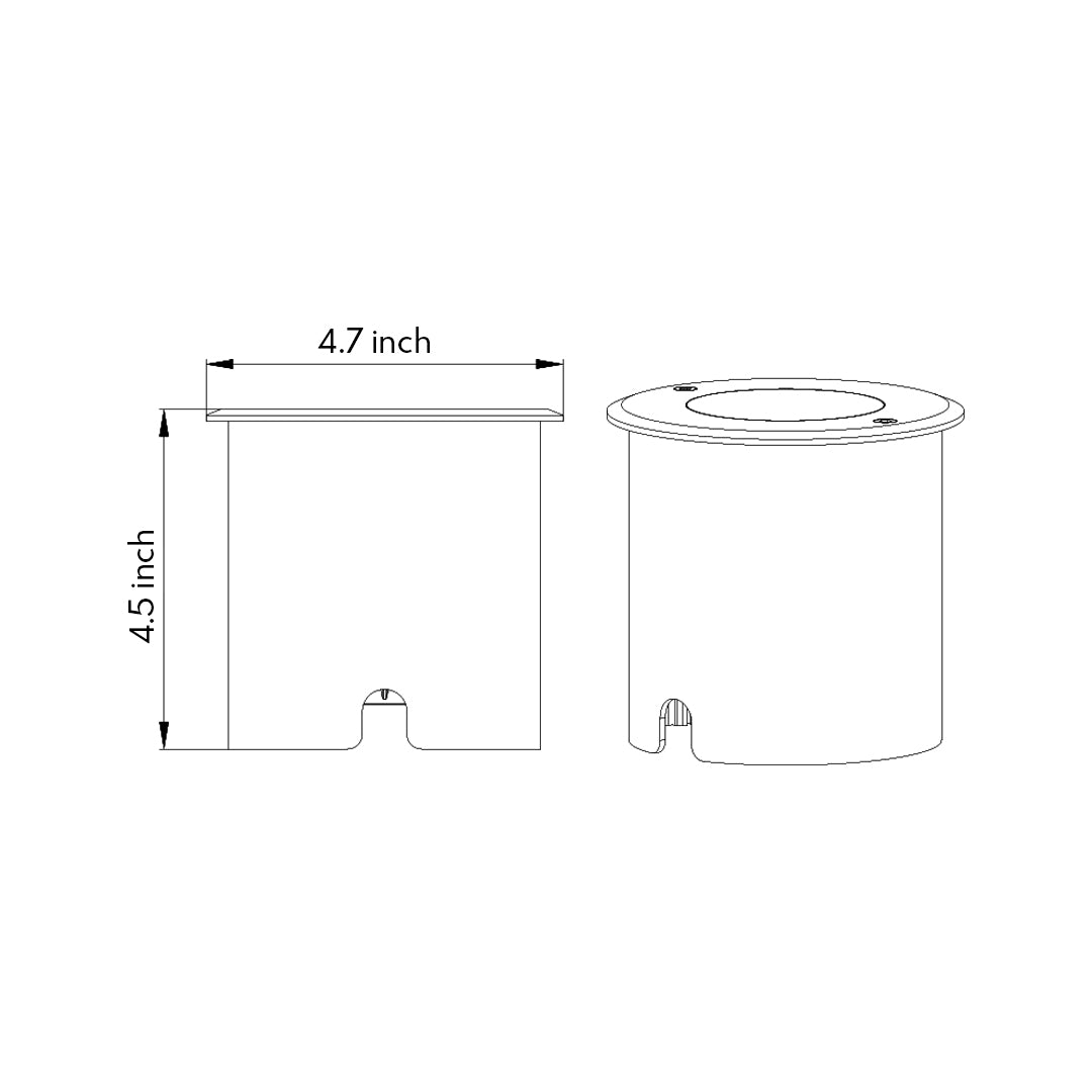 Veltor Recessed Deck Light