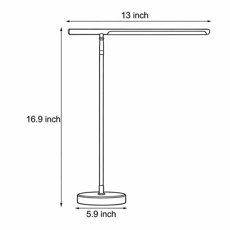 Tovik Linear Copper Desk Lamp