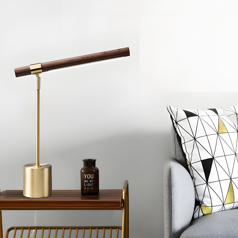 Rulen Wood Linear Desk Lamp