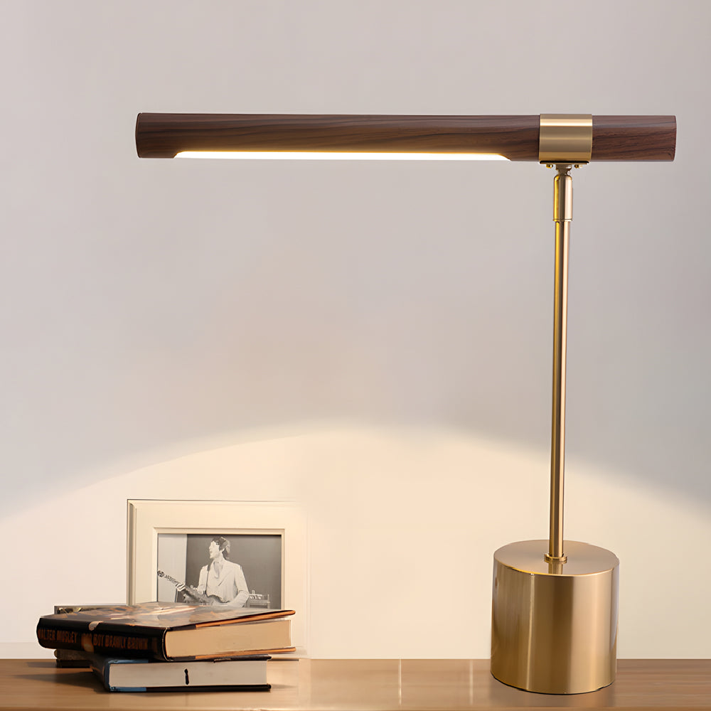 Rulen Wood Linear Desk Lamp