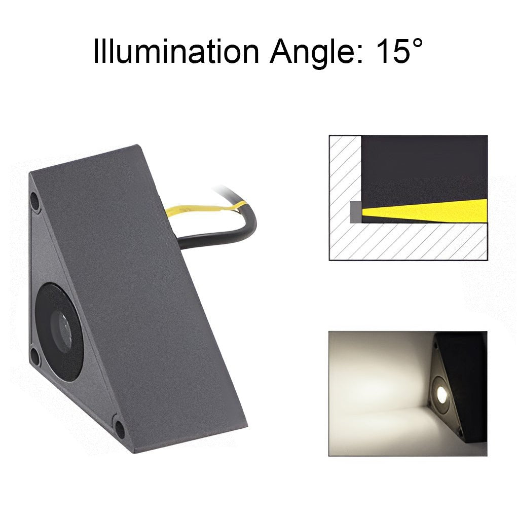 Klyne Triangle In-Wall Step Light