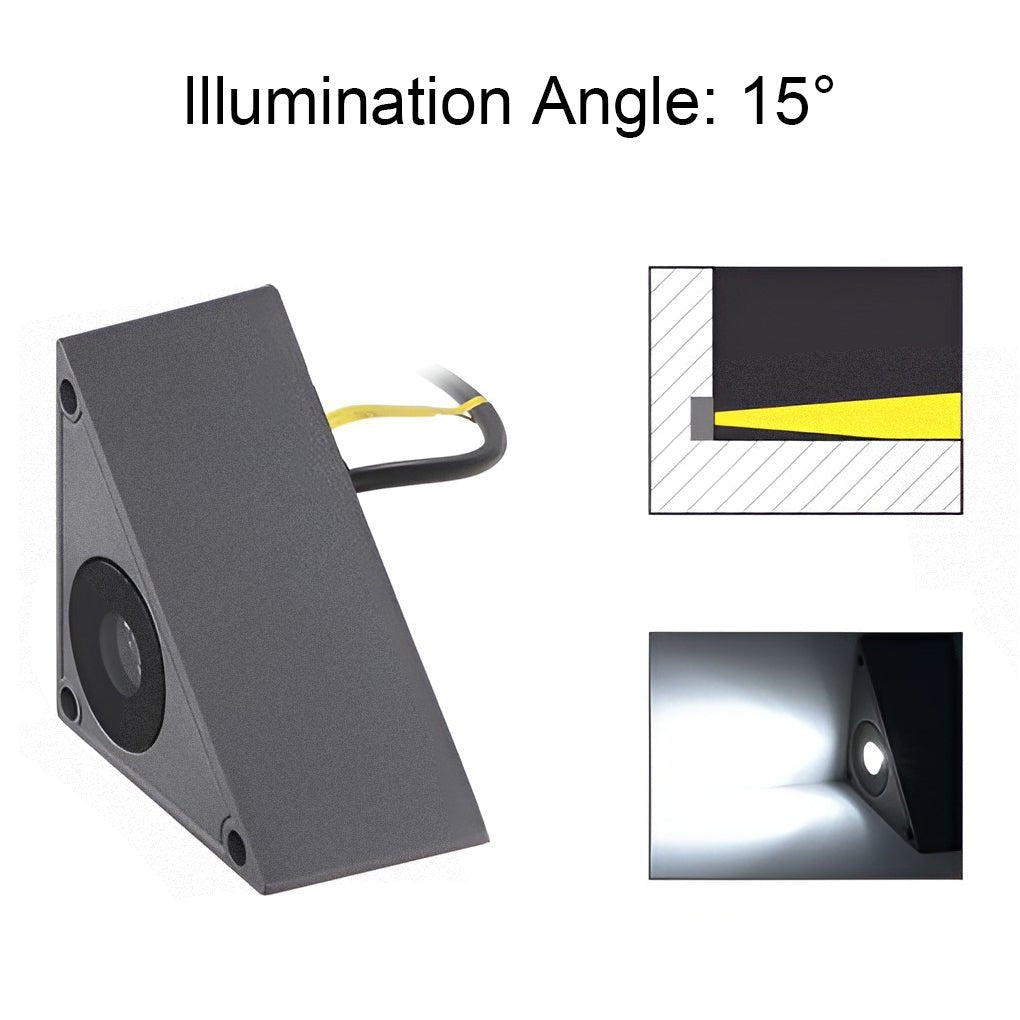 Klyne Triangle In-Wall Step Light