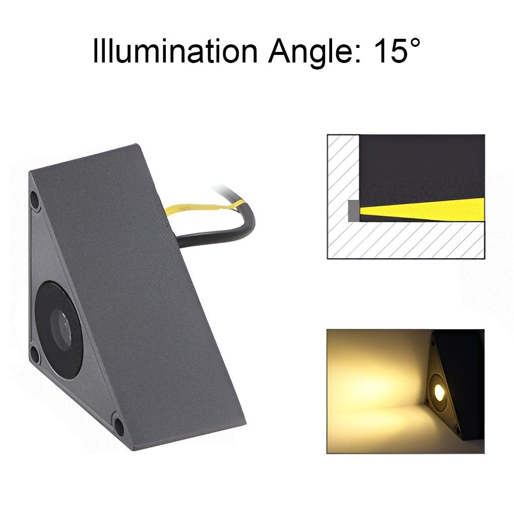Klyne Triangle In-Wall Step Light