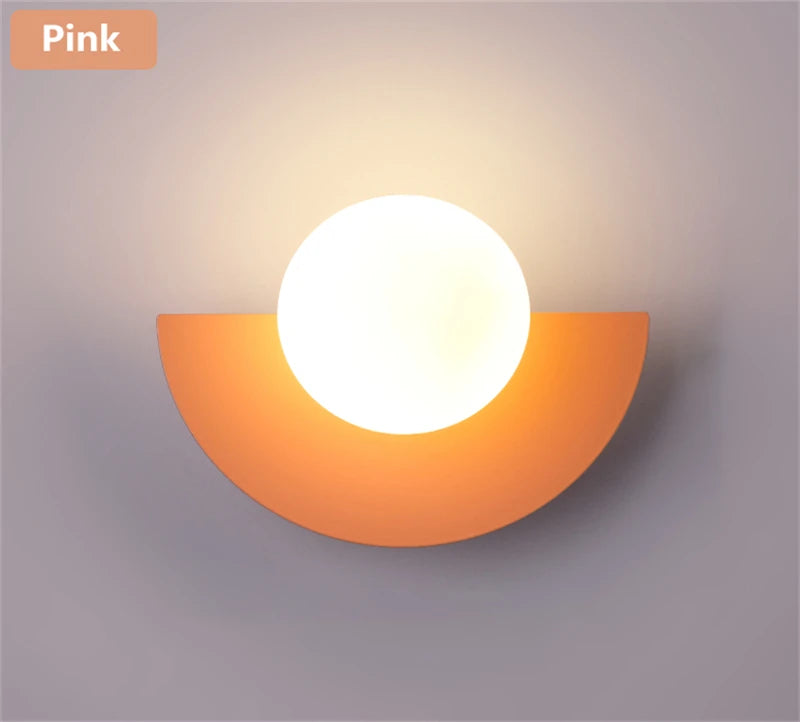 Elio Modern Round Globe Wall Light