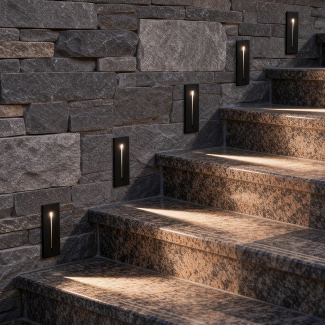Niro Recessed Slit Step Light