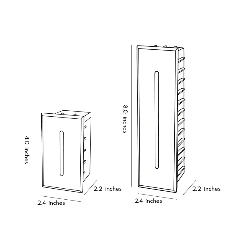 Niro Recessed Slit Step Light