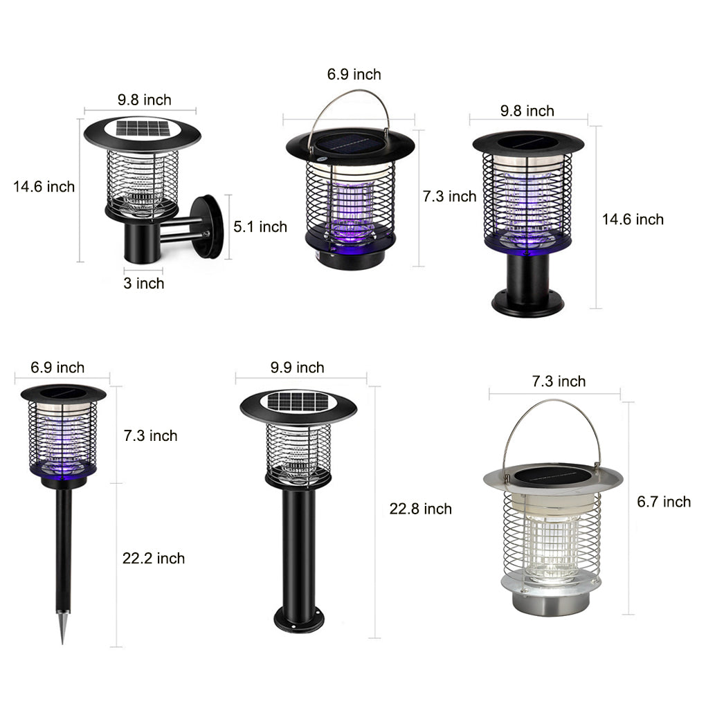 Virel Solar Bug Zapper Lantern