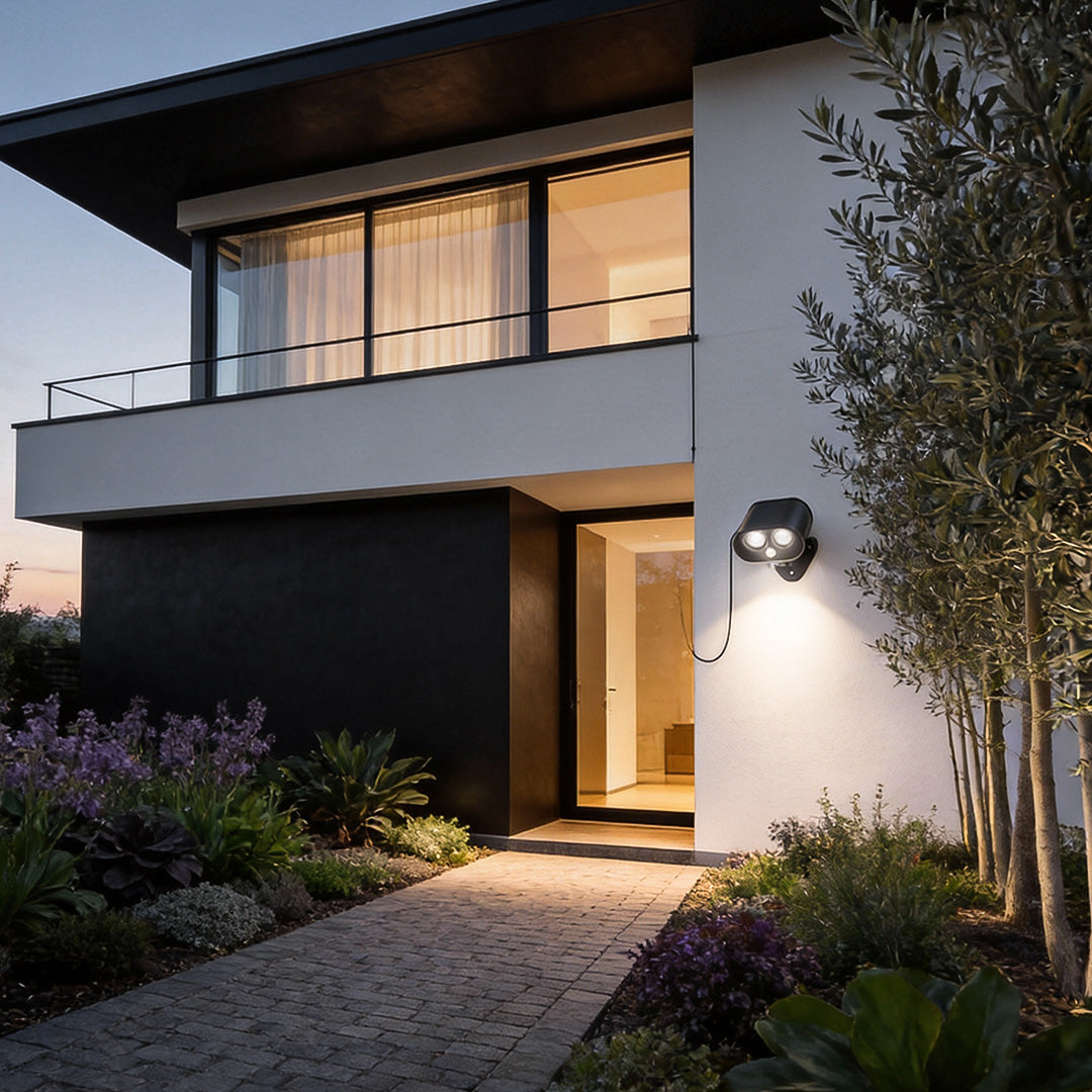 Vela Solar Motion Wall Light