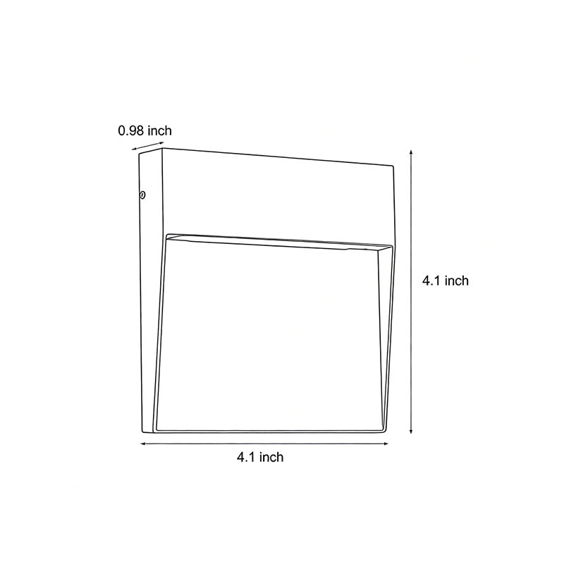 Vetra Square Outdoor Step Light